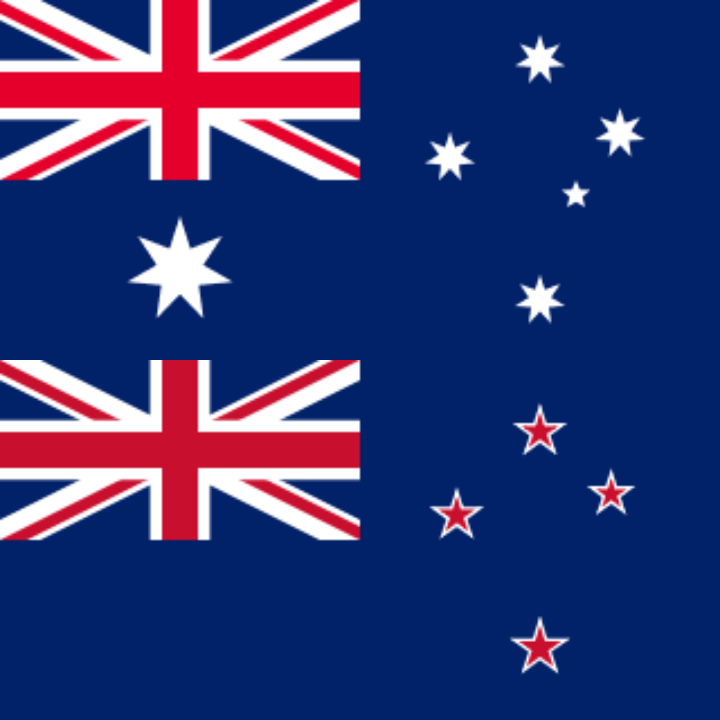 Australia New Zealand - regio vlaggen