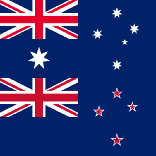 Australia New Zealand - regio vlaggen
