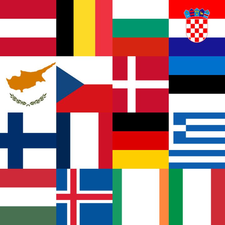 Europe (30+ areas) - regio vlaggen