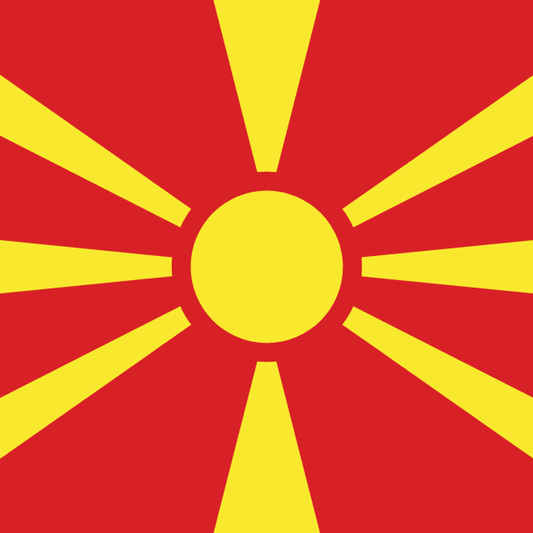 North Macedonia flag