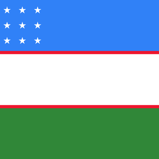 Uzbekistan flag